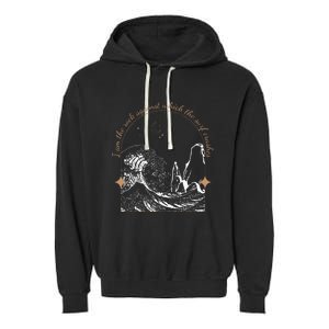 Against Which The Surf Crashes Garment-Dyed Fleece Hoodie