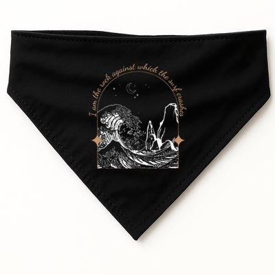 Against Which The Surf Crashes USA-Made Doggie Bandana