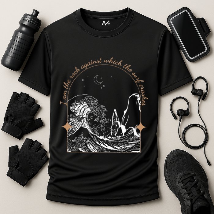 Against Which The Surf Crashes Cooling Performance Crew T-Shirt