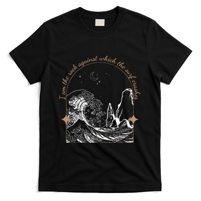 Against Which The Surf Crashes T-Shirt