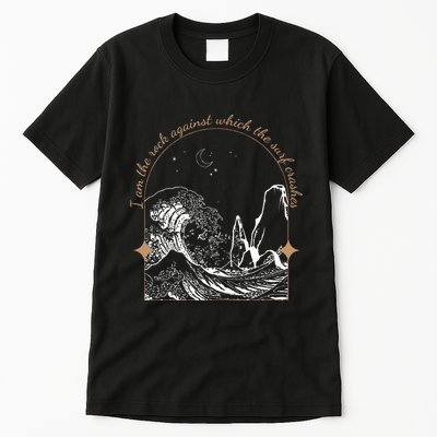 Against Which The Surf Crashes Tall T-Shirt