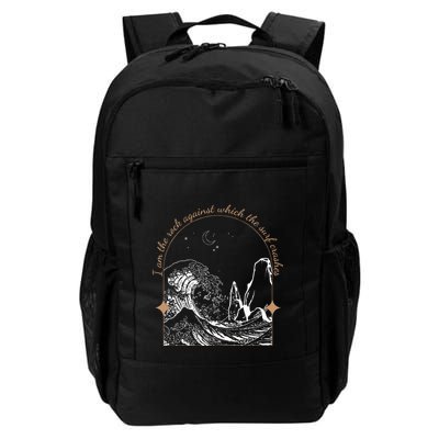 Against Which The Surf Crashes Backpack