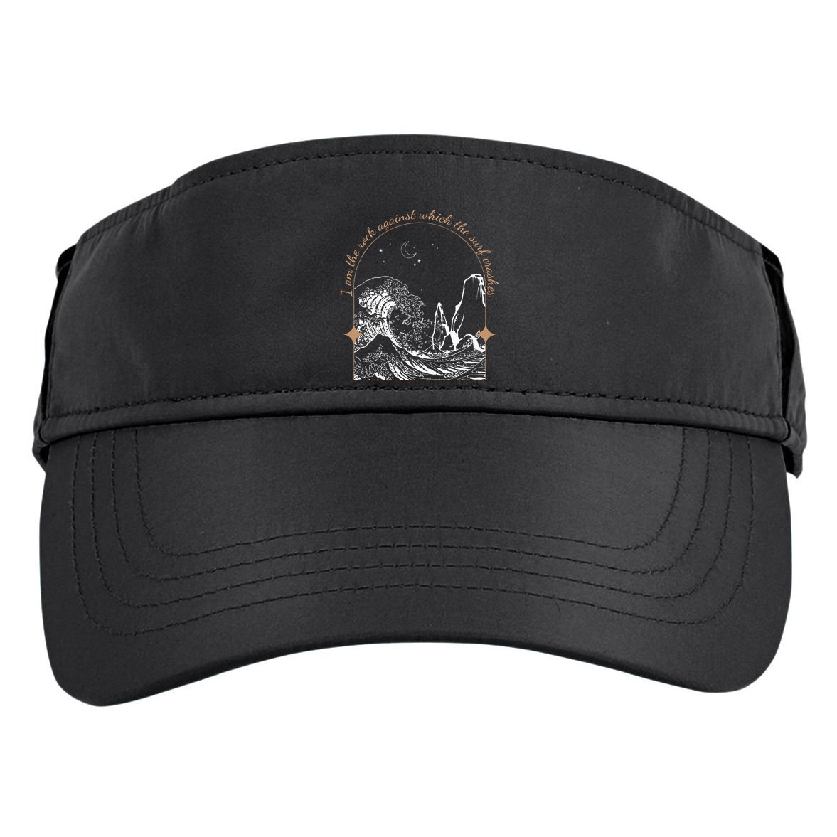 Against Which The Surf Crashes Adult Drive Performance Visor