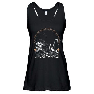 Against Which The Surf Crashes Ladies Essential Flowy Tank