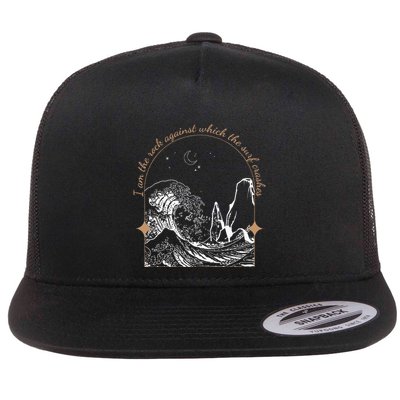 Against Which The Surf Crashes Flatbill Hat