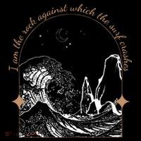 Against Which The Surf Crashes 16 in Basic Backpack