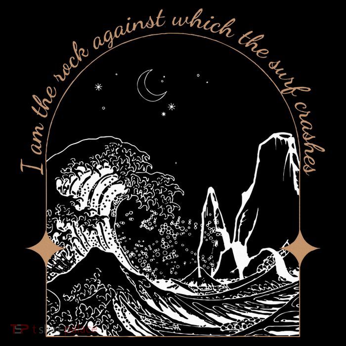 Against Which The Surf Crashes 16 in Basic Backpack