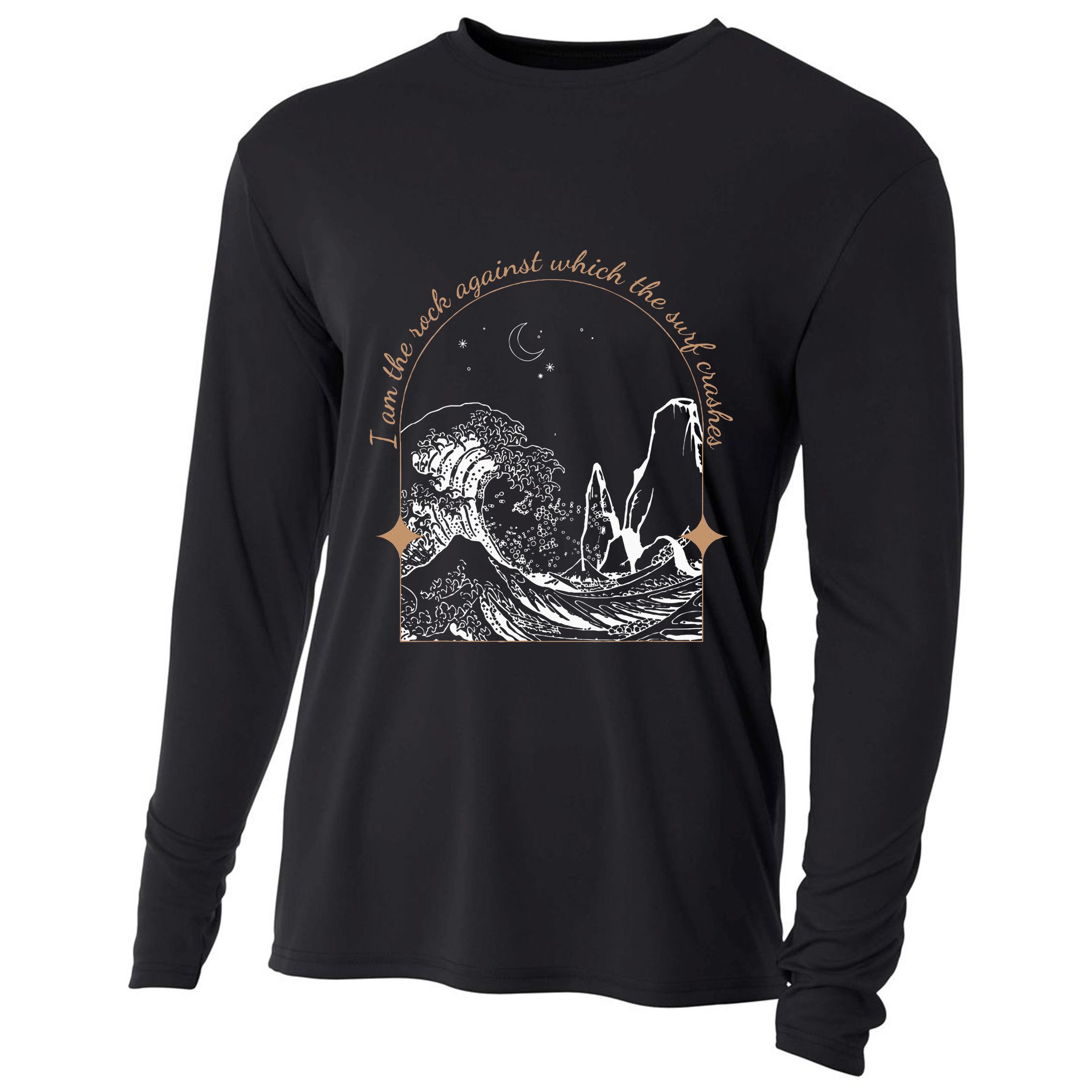 Against Which The Surf Crashes Cooling Performance Long Sleeve Crew