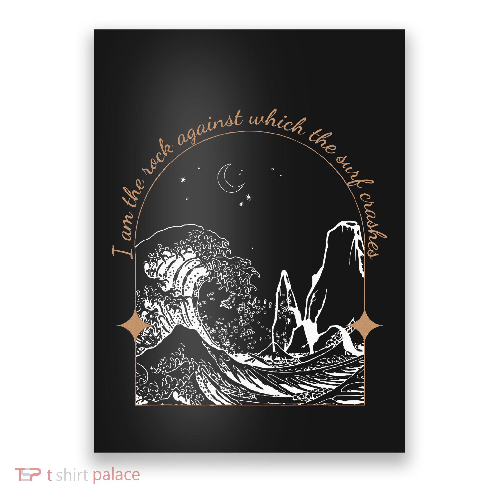 Against Which The Surf Crashes Poster