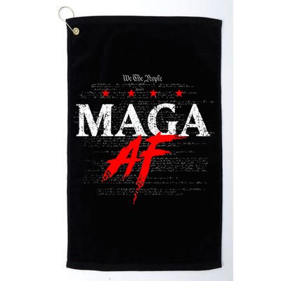 Af We The People Maga Vintage Golf Towel