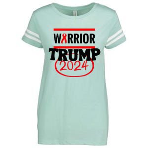 Awesome Warrior Trump 2024 Gift Enza Ladies Jersey Football T-Shirt