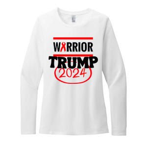 Awesome Warrior Trump 2024 Gift Womens CVC Long Sleeve Shirt