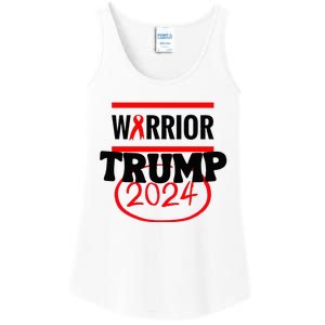 Awesome Warrior Trump 2024 Gift Ladies Essential Tank