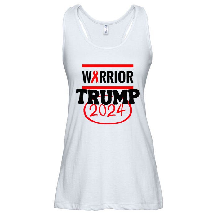 Awesome Warrior Trump 2024 Gift Ladies Essential Flowy Tank