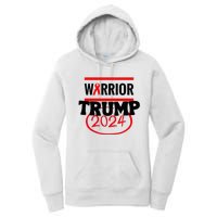 Awesome Warrior Trump 2024 Gift Women's Pullover Hoodie