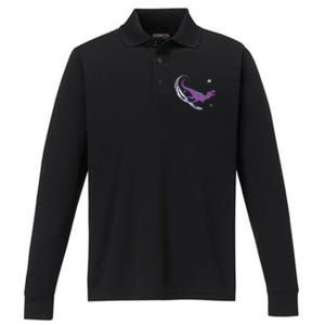 A Wise Tyrant... Performance Long Sleeve Polo