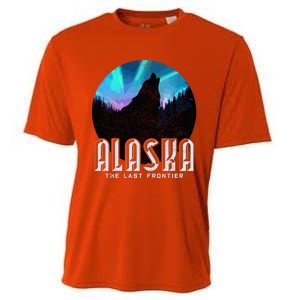 Alaska Wolf The Last Frontier Nature Souvenir Gift Cute Gift Cooling Performance Crew T-Shirt