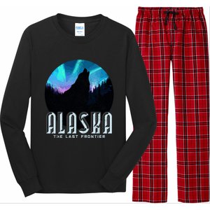 Alaska Wolf The Last Frontier Nature Souvenir Gift Cute Gift Long Sleeve Pajama Set