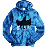 Alaska Wolf The Last Frontier Nature Souvenir Gift Cute Gift Tie Dye Hoodie