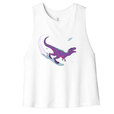 A Wise Tyrant... Women's Racerback Cropped Tank