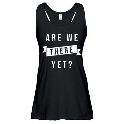 Are We There Yet Travel Road Trip Ladies Essential Flowy Tank
