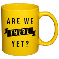 Are We There Yet Travel Road Trip 11oz C Handle Ceramic Mug