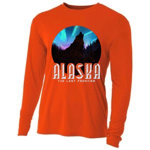 Alaska Wolf The Last Frontier Nature Souvenir Gift Cute Gift Cooling Performance Long Sleeve Crew