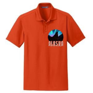 Alaska Wolf The Last Frontier Nature Souvenir Gift Cute Gift Dry Zone Grid Polo