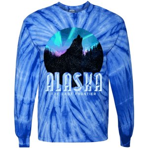 Alaska Wolf The Last Frontier Nature Souvenir Gift Cute Gift Tie-Dye Long Sleeve Shirt