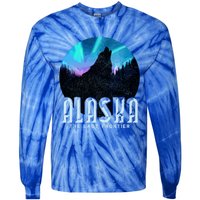 Alaska Wolf The Last Frontier Nature Souvenir Gift Cute Gift Tie-Dye Long Sleeve Shirt