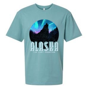 Alaska Wolf The Last Frontier Nature Souvenir Gift Cute Gift Sueded Cloud Jersey T-Shirt