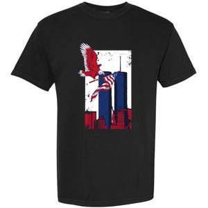 America World Trade Never Forget Garment-Dyed Heavyweight T-Shirt