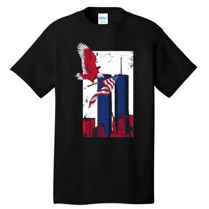 America World Trade Never Forget Tall T-Shirt