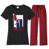 America World Trade Never Forget Women's Flannel Pajama Set