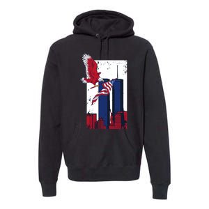 America World Trade Never Forget Premium Hoodie