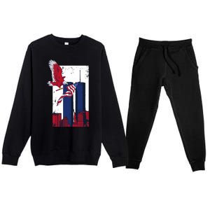 America World Trade Never Forget Premium Crewneck Sweatsuit Set