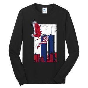 America World Trade Never Forget Tall Long Sleeve T-Shirt