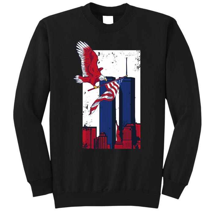 America World Trade Never Forget Tall Sweatshirt