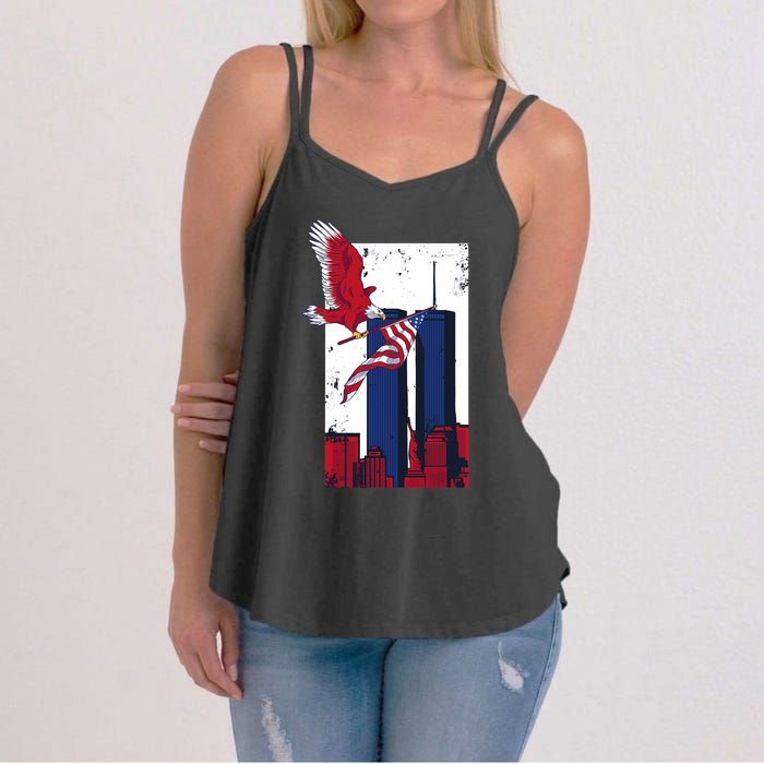 America World Trade Never Forget Women's Strappy Tank