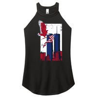 America World Trade Never Forget Women's Perfect Tri Rocker Tank