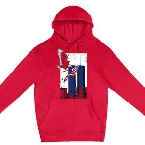 America World Trade Never Forget Premium Pullover Hoodie