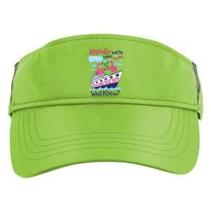 Apparently Were Trouble When We Are Cruising Together Cute Gift Adult Drive Performance Visor