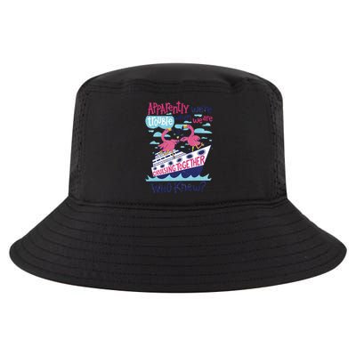 Apparently Were Trouble When We Are Cruising Together Cute Gift Cool Comfort Performance Bucket Hat