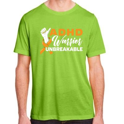 Adhd Warrior Unbreakable Embrace Neurodiversity Gift Adult ChromaSoft Performance T-Shirt