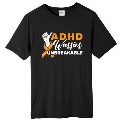 Adhd Warrior Unbreakable Embrace Neurodiversity Gift Tall Fusion ChromaSoft Performance T-Shirt