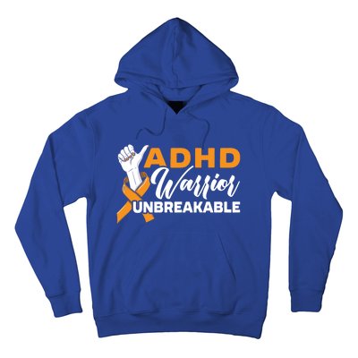 Adhd Warrior Unbreakable Embrace Neurodiversity Gift Hoodie