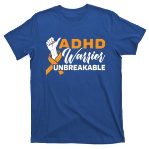 Adhd Warrior Unbreakable Embrace Neurodiversity Gift T-Shirt