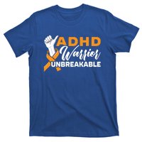 Adhd Warrior Unbreakable Embrace Neurodiversity Gift T-Shirt