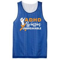 Adhd Warrior Unbreakable Embrace Neurodiversity Gift Mesh Reversible Basketball Jersey Tank