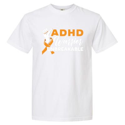 Adhd Warrior Unbreakable Embrace Neurodiversity Gift Garment-Dyed Heavyweight T-Shirt